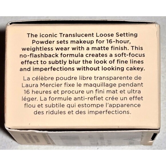 Laura Mercier Translucent Loose Setting Powder 0.33 oz 9.3 g Matte Full Size NEW - Picture 5 of 8
